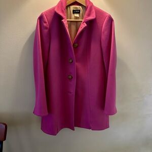 J. Crew Pink Pea Coat